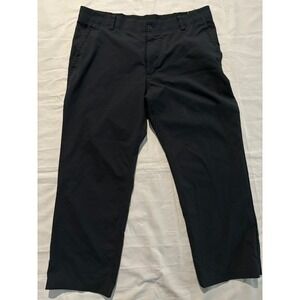 Nike Men's Size 36 Black Dress Pants Slacks Straight Leg Polyester Work Casual